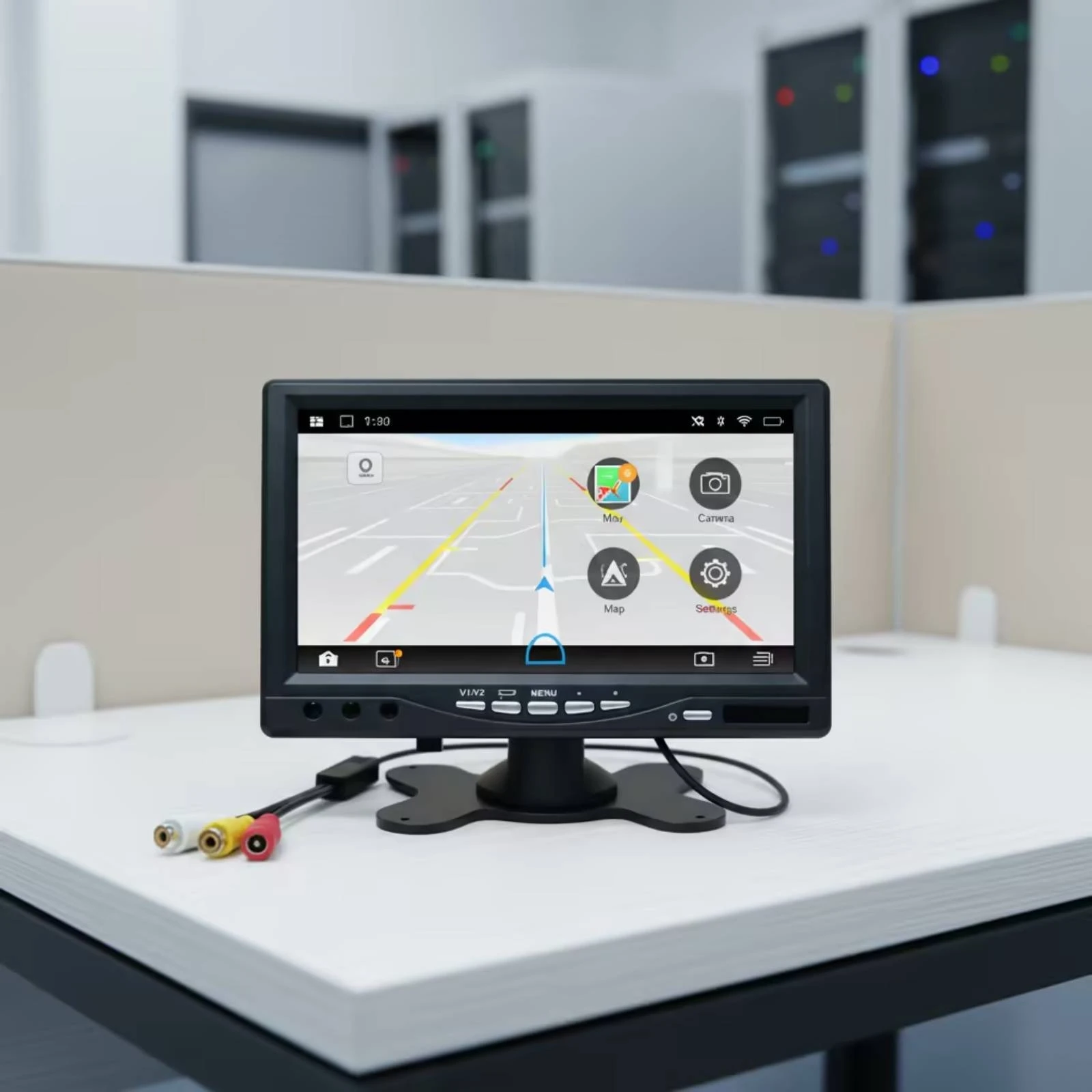 7-Inch Thin-Film-Transistor-LED Vehicle Monitor High Definition 7 Inch Thin-Film-Transistor LCD Car Monitor Digital Compact