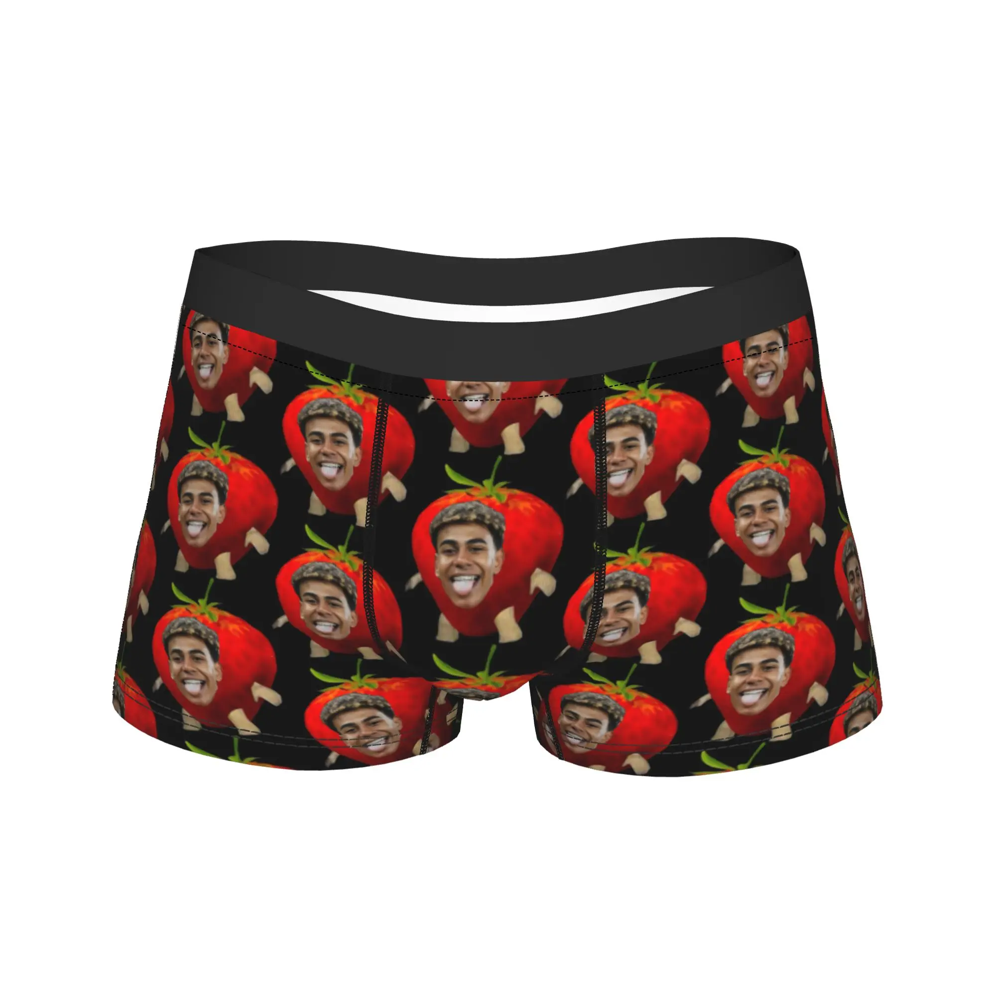 Men Yamals Funny Meme Long Underwear Spanish Football Funny Boxer Briefs Shorts Panties Male Soft Underpants Plus Size