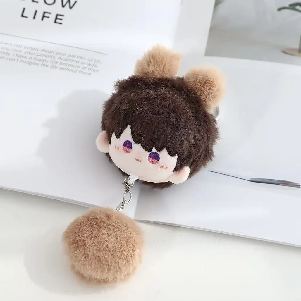 Game Love and Deepspace Caleb Rafayel Zayne Sylus Xavier Kawaii Mini Plush Doll With Ear Tail Pendant Keychain Anime Toys Gifts