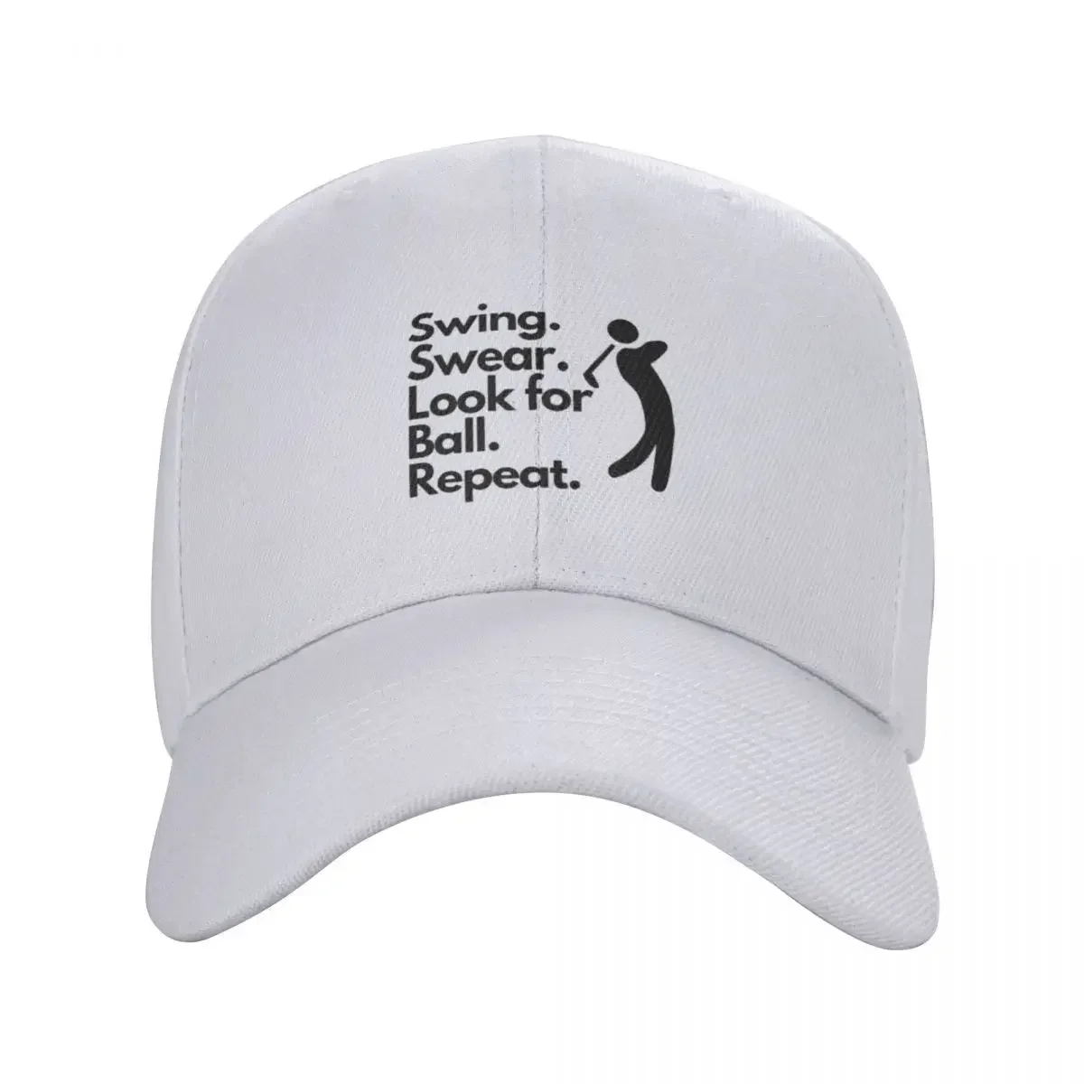 Swing. Swear. Look for ball. Repeat. Cap baseball cap Cap hat sunhat kids hat hat man Women's