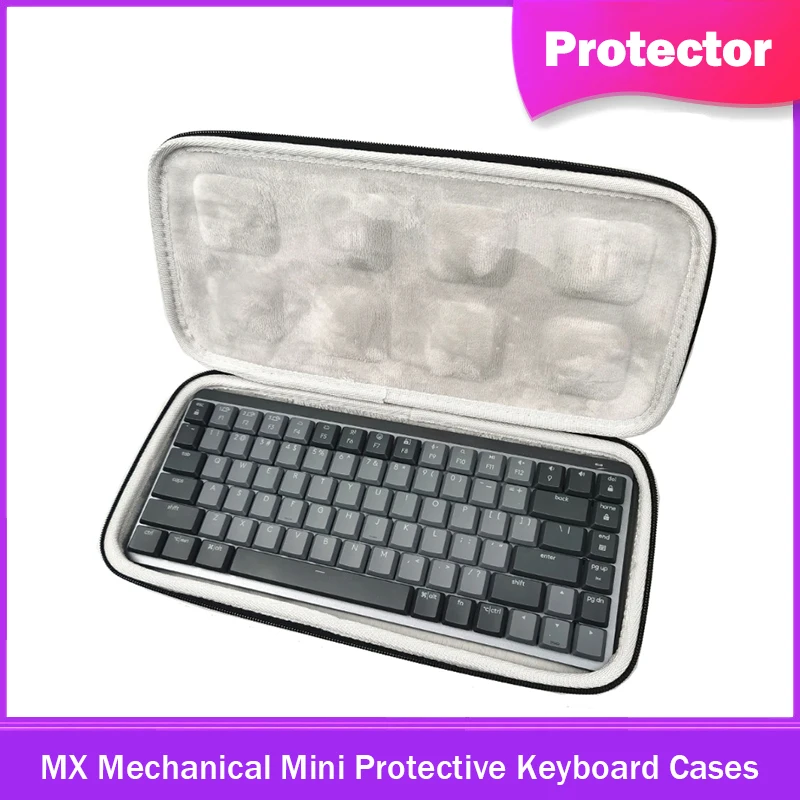 capinhas de teclado protetoras para mx mecanico mx mini teclado mecanico case de armazenamento duro protetor de malote interno macio 01