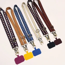 Long Crossbody Lanyard Carrying China-Chic Vintage Lanyard Mobile Phone Lanyard Universal Belt Adjustable Shoulder Bag Sling