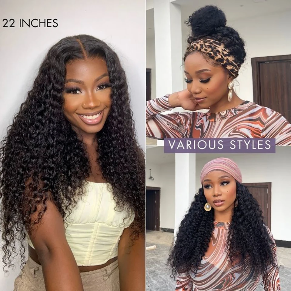 Deep Wave Human Hair Lace Frontal Wig Wet And Wavy Curly Human Hair Wigs For Black Women Brazilian Pre-plucked With Baby Hair