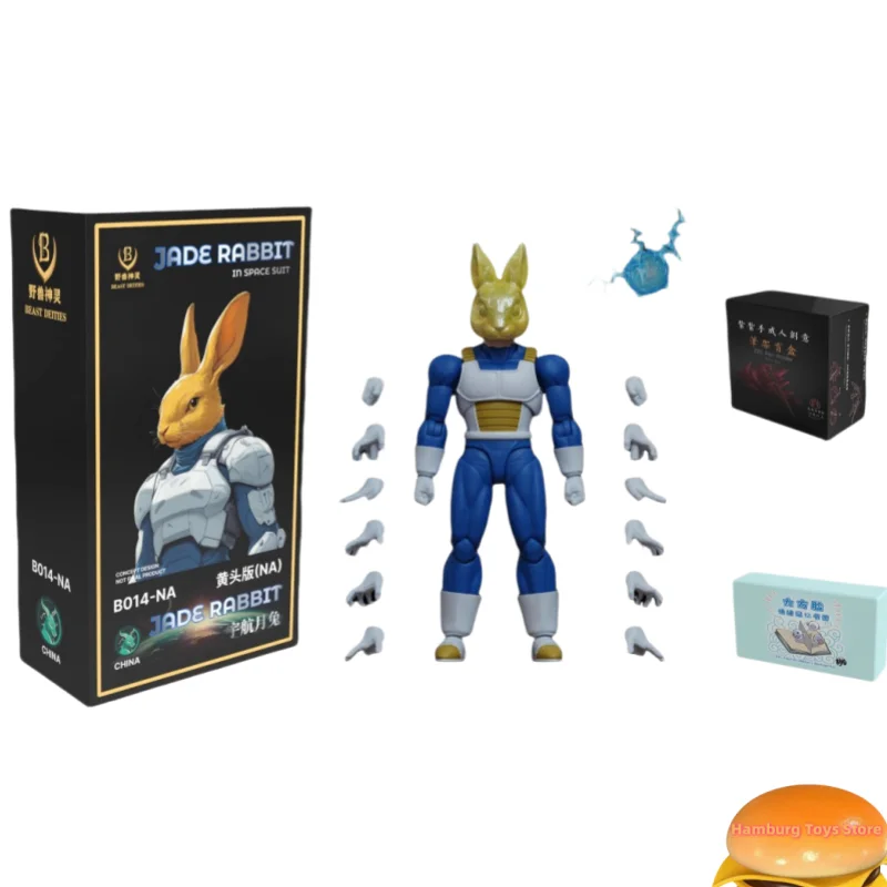 

In Stock Beast Deities B14NA Dragon Ball Z SHF Super Saiyan SSJ Jade Rabbit Vegeta 3.0 Anime Action Figure Model Toys