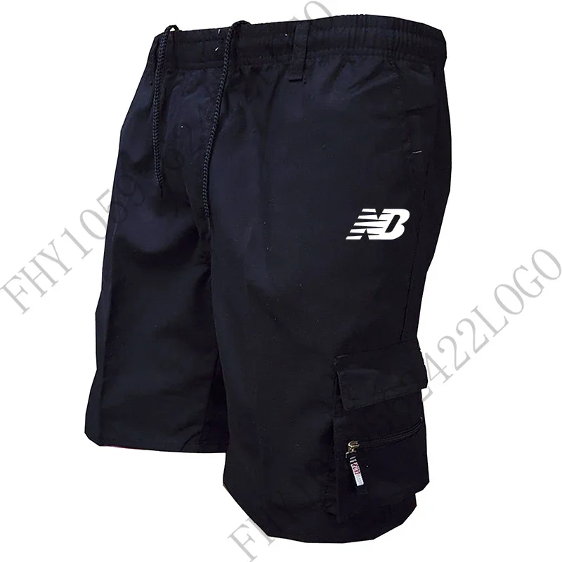2025 Summer Stretch waist casual Quick drying Camouflage jogging shorts Men's breathable cargo shorts Fitness Hiking shorts