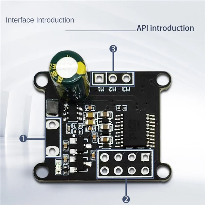 B27B 2X DC Brushless Motor Driver Board FOC Control Driver SVPWM Control DC 10-24V Module Replace Simple FOC Mini