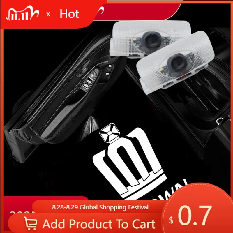 

Fot Toyota 2026 Новый для Toyota 2026 Новые колпаки ступиц 2 шт. Автомобильные светодиодные дверные приветственные огни Логотип проект Лампа Авто аксессуары для Toyota