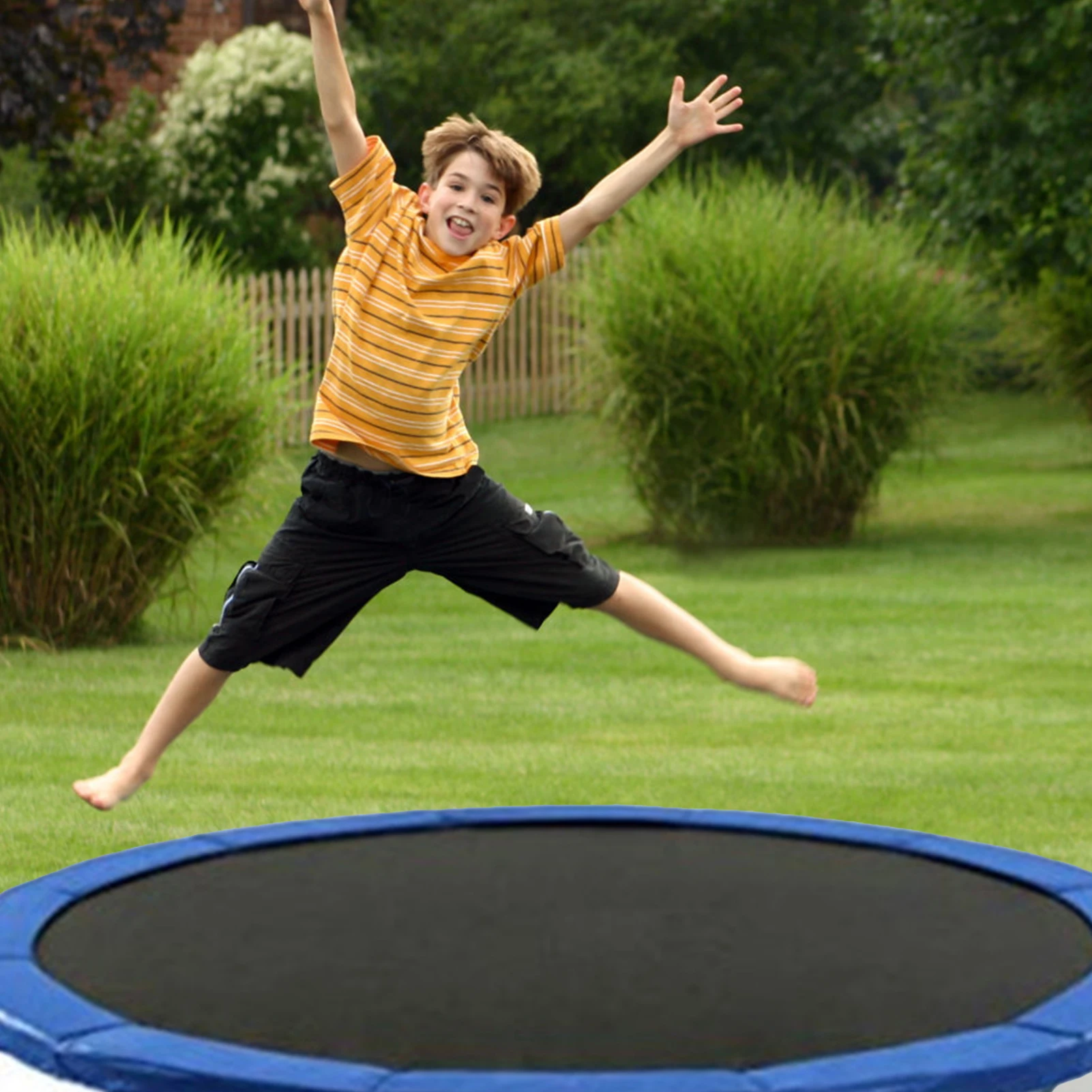 Round Trampoline Safety Pad Foldable Trampoline Safety Pad Mat Made With PVC EPE And PE Trampoline Pads Made Of PVC EPE And PE