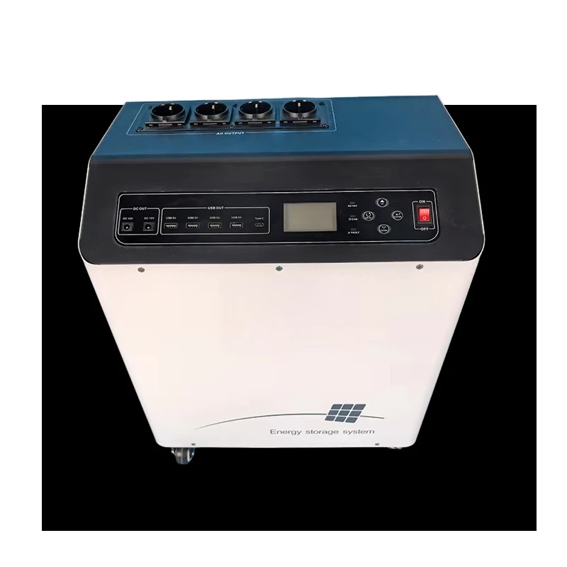 Movable and portable must be all-in-one ESS 1000W 12V 960WH solar inverter with lithium battery hybrid grid system AC