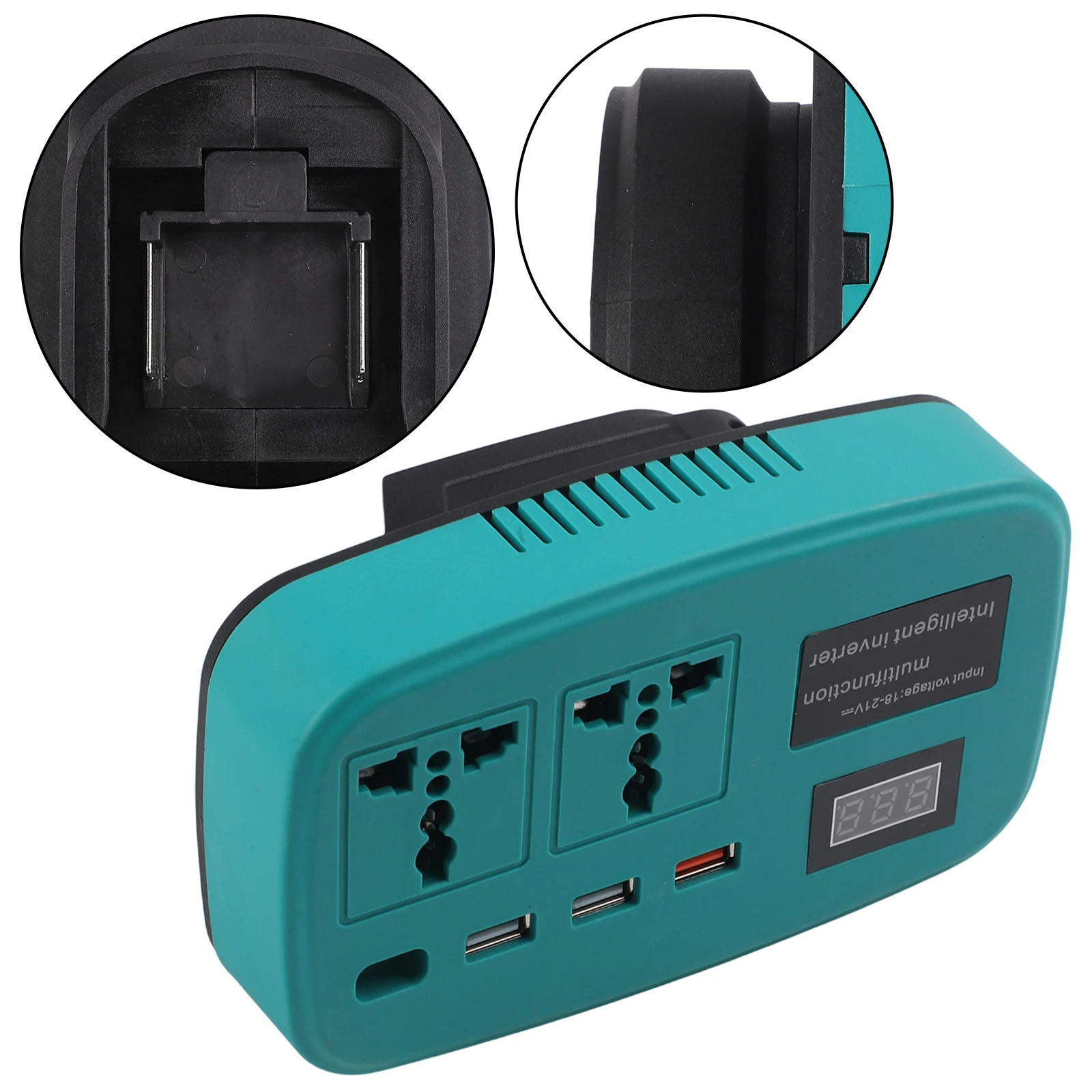 

Green Battery Converter Portable Battery Inverter Portable Inverter Versatile Power Conversion Outdoor Car Use