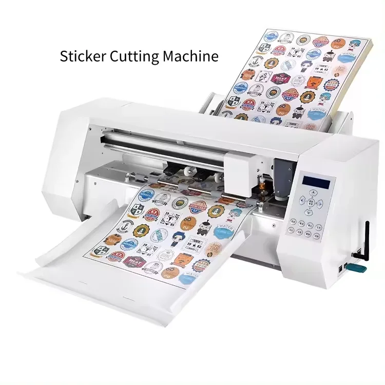 Feeding Self-adhesive Labels, Sticker Pages, Desktop Fast Cutting Machine