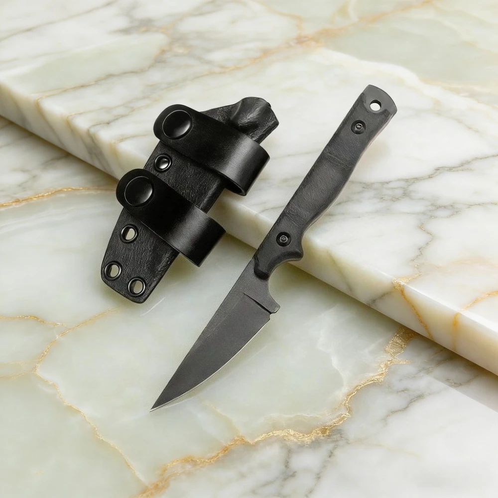 

Outdoor Fixed Blade Knife, High Hardness 8Cr13Mov Steel, Anti-Slip G10 Handle, Multi-Tool Knife for Hiking Camping Fishing