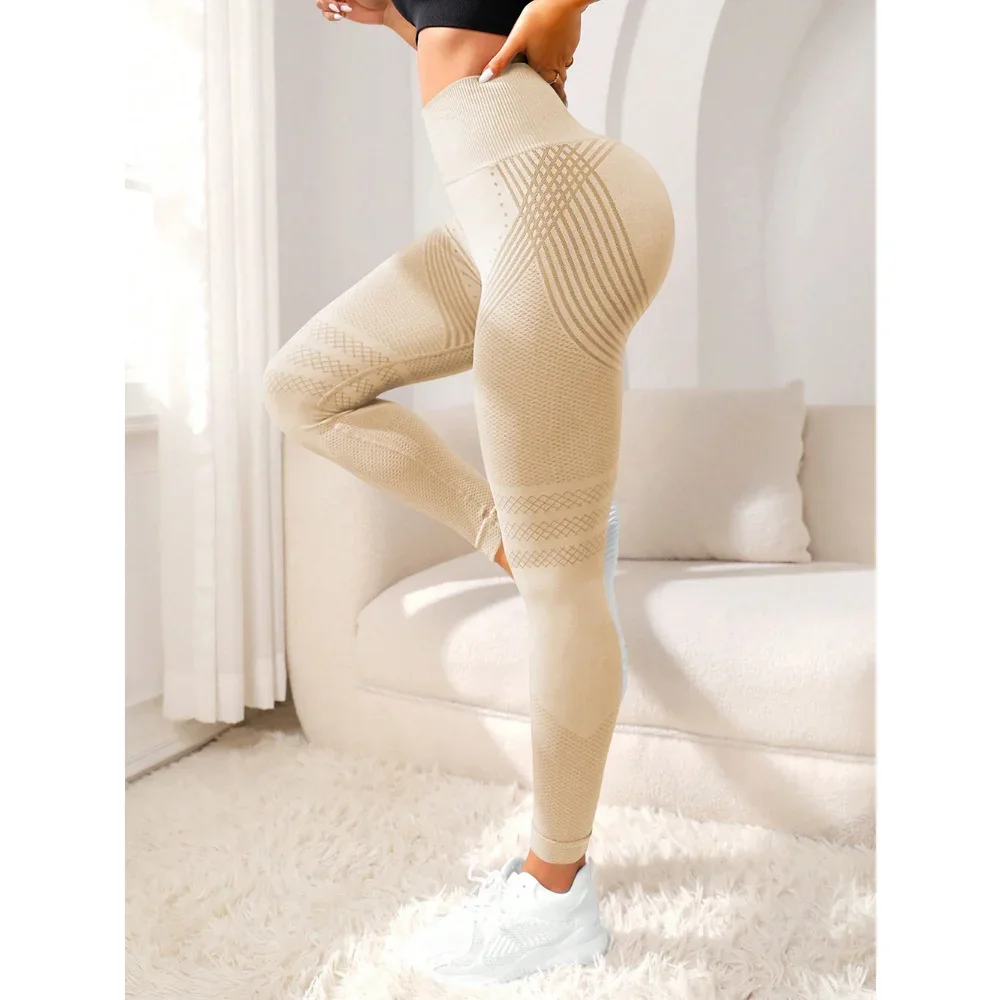 Leggings senza cuciture da palestra per donna pantaloni sportivi da Yoga Leggings elastici a vita alta Leggings Fitness sport Activewear Leegings