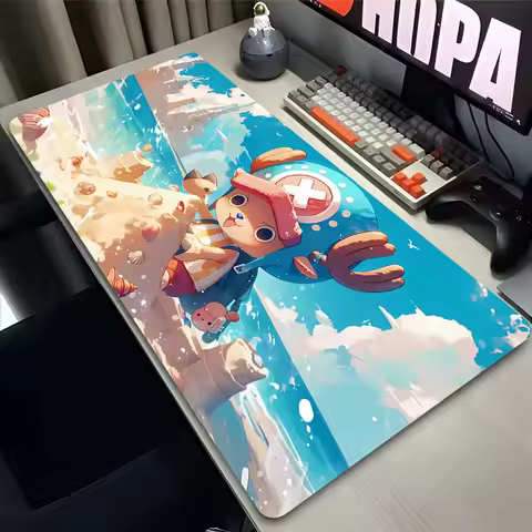 Laptop Mousepad T-Tony Tony Chopper O-One Pieces Kawaii Mouse Pad PC Accessories Gaming Xxl Large Table Mat Anime Desk Carpet