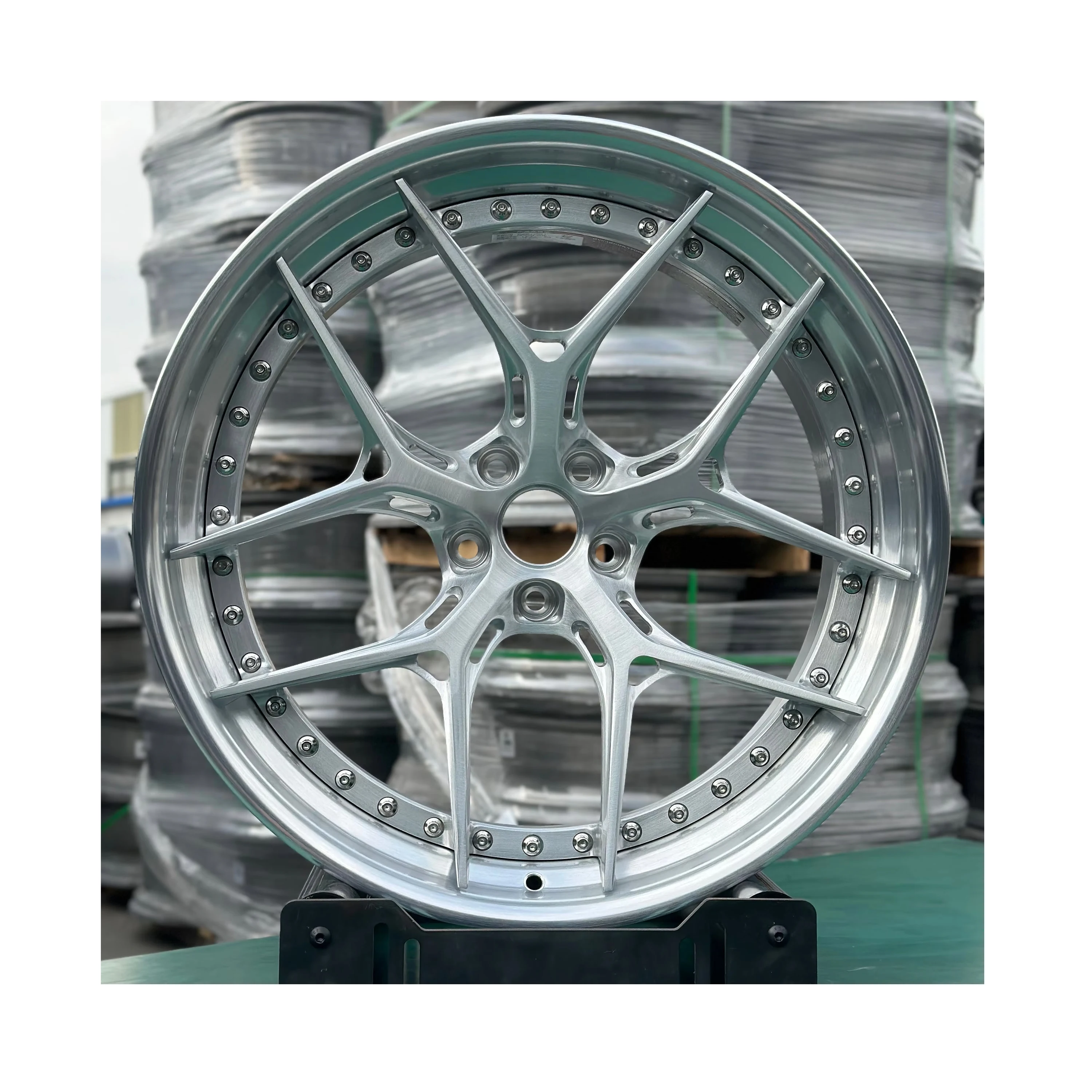 

OEM Factory Hotsale 2 Piece Aluminum Alloy Forged Wheels 16 17 18 19 20 21 22 23 24 Inch 5x112 5x114.3 5x120 Multi Color Rim