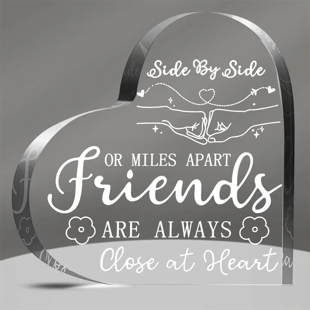 Acrylic Friendship Gift for Birthday, Christmas, Long-Distance Friends