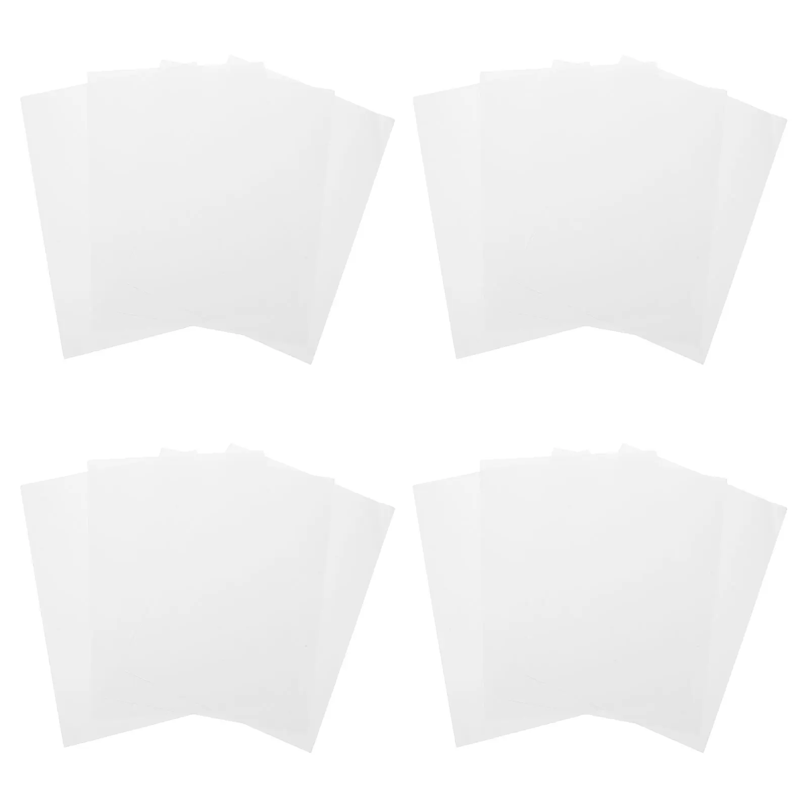 50 قطعة من ورق طباعة الملصقات مقاس A4 متوافق مع طابعات نفث الحبر بالليزر، علامات أسماء ذاتية الصنع، ملصقات صندوق تخزين الملصقات