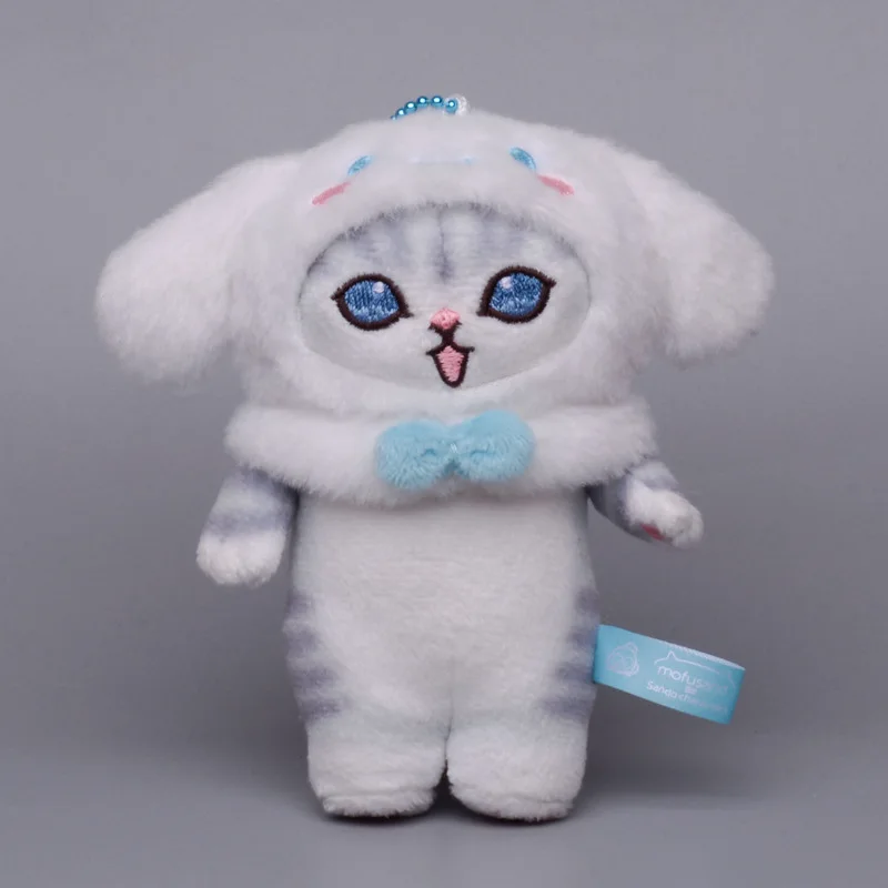 13/18 ซม.Shark Cat Series Kuromi My Melody Cinnamoroll ตุ๊กตาแมวของเล่นตกแต่งกระเป๋าจี้พวงกุญแจเด็กของขวัญวันเกิด