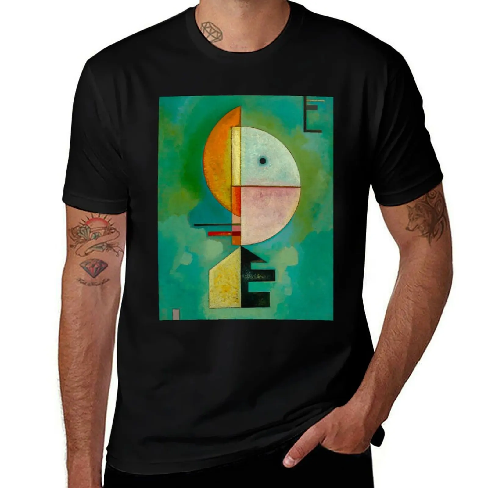 

KANDINSKY HD - Upward 1929 T-Shirt man t shirts for men t shirts with prints graphic t shirts for man T-shirt