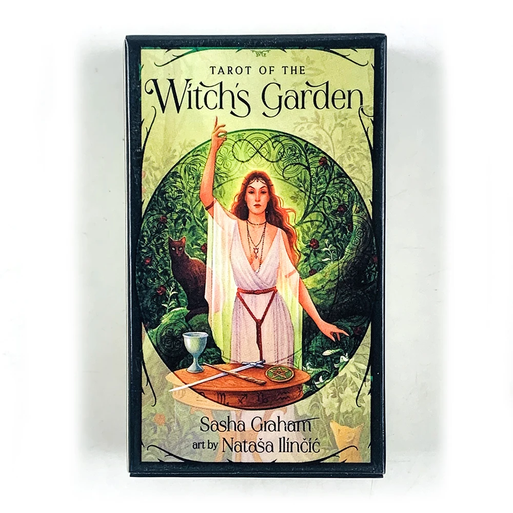 Tarot Of The Witch's Garden Tarot Deck 78 Cards Green Witch Tarot Cards English Visions Divination Fortune Telling Board Games