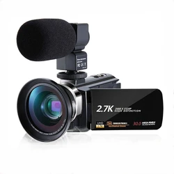 2.7K 30MP Video Camcorder Handycam Touch 16X Zoom Streaming For Tiktok X Photography Video Digital Recorder Vlog Camera