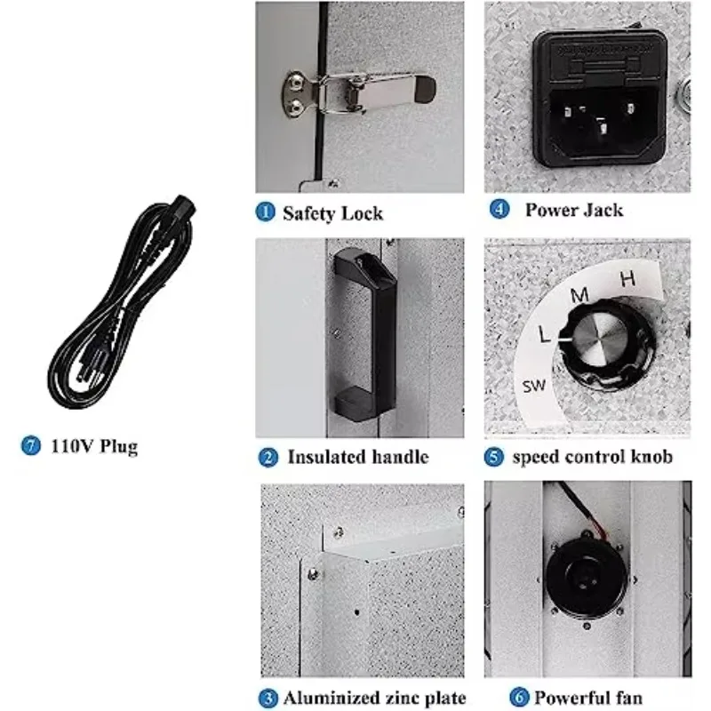 غطاء تدفق منظف بطول 2 قدم 2 × 2 للمختبر، منقي الهواء