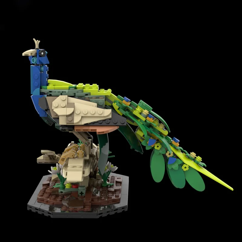 727pcs-moc-21342-exotic-peacock-premium-animal-diy-model-building-blocks-birthday-toys-gift