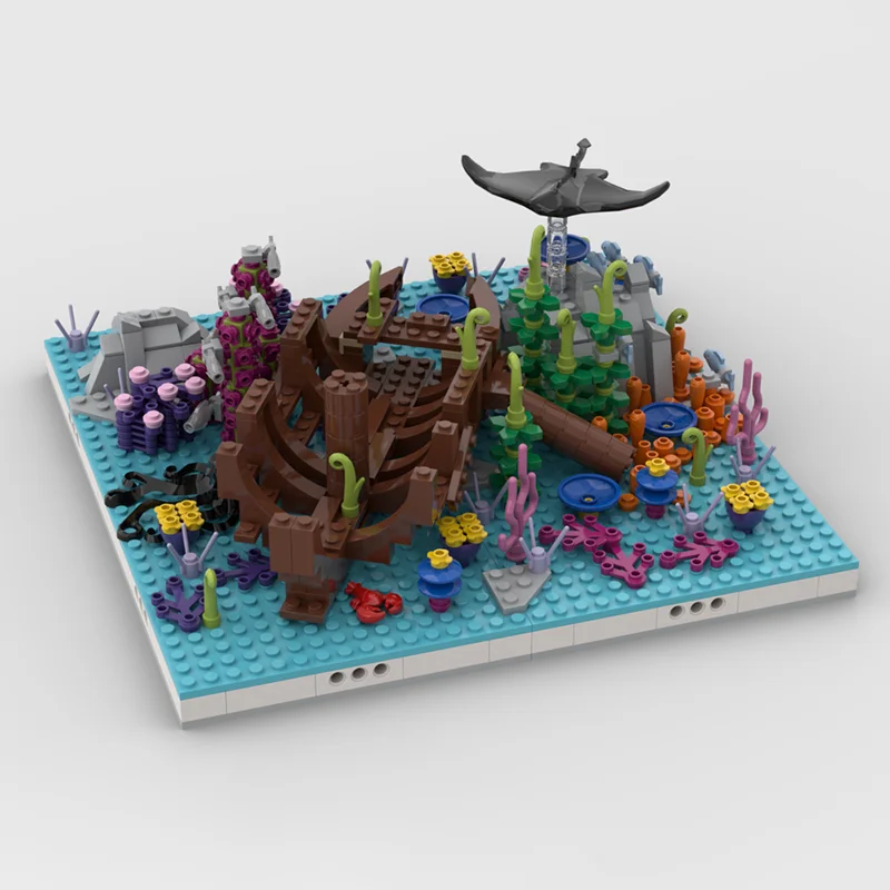 

Modular City Building Model Moc Building Blocks Modular Ocean Model Technology Bricks DIY Assembly Holiday Toy Set Gifts