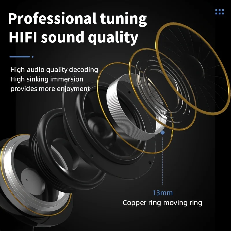 True Wireless Earbuds with Charging Case Wireless Earphones with Touch Screen HiFi Sound Quality Long Battery Life image 4