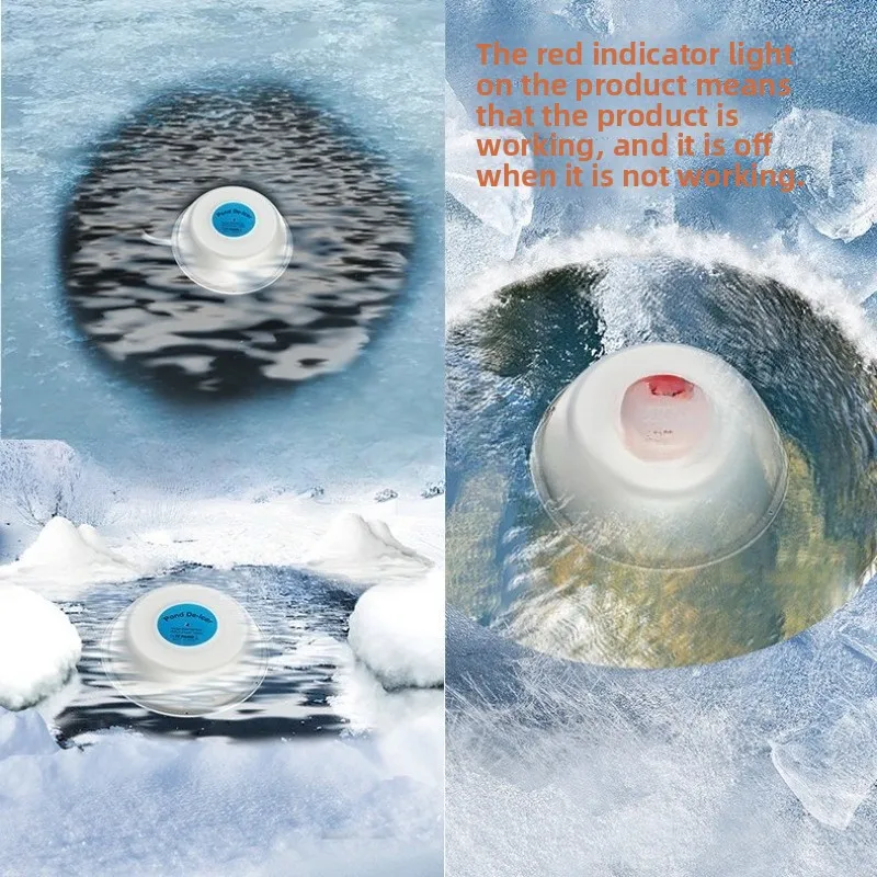 Pond iceizer, winter anti-icing and deicing device, American standard outdoor pool with temperature control 1000W