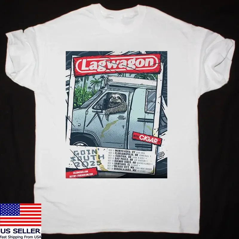 Lagwagon Band LATIN AMERICA Tour T Shirt Full Size S 5XL