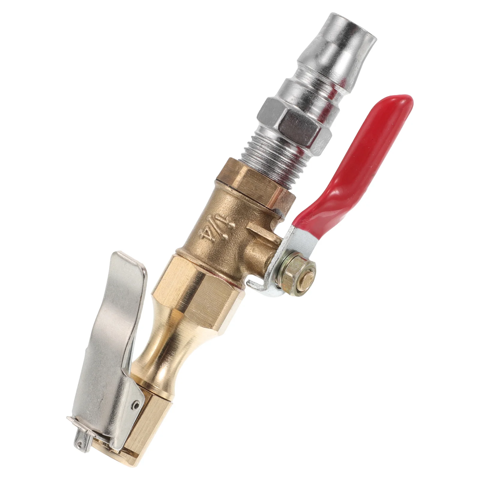 

Locking Air Chuck Quick Inflation Car Tire Inflator Dust Blowing Durable Metal Quick Connect Car Tire Air Chuck