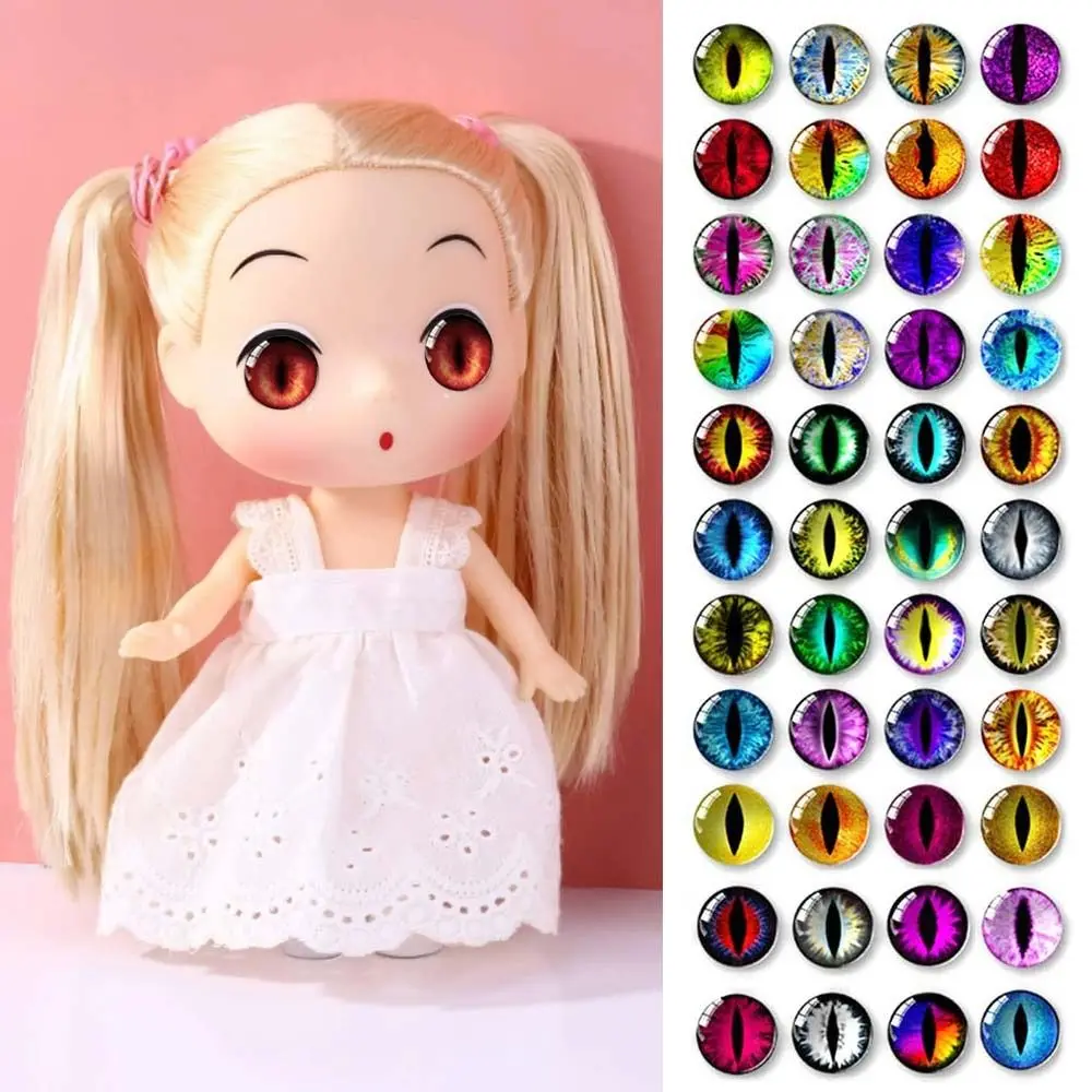 20pcs/10pairs New 6mm-20mm Eyes Crafts Eyes Crystal Plastic Puppet Crystal Eyes Bear Animal Accessories DIY Doll Accessories