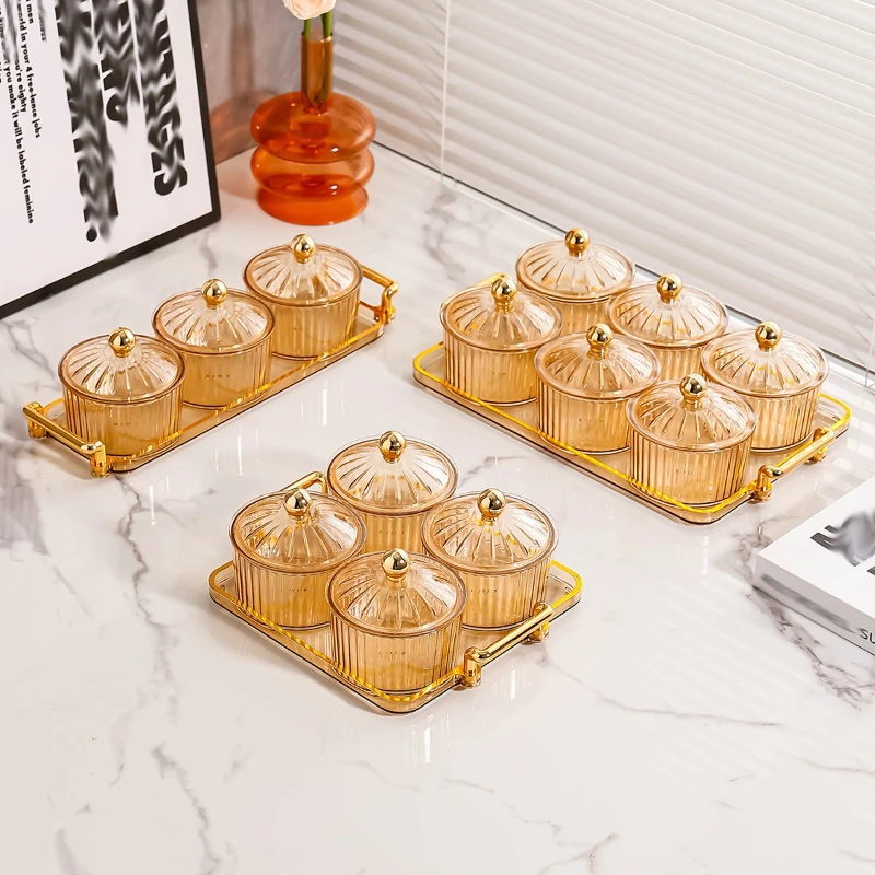 

Новинка 2024 года — стильная герметичная сушеная тарелка с фруктами для домашнего использования в гостиной — журнальные столики: ящик для хранения орехов