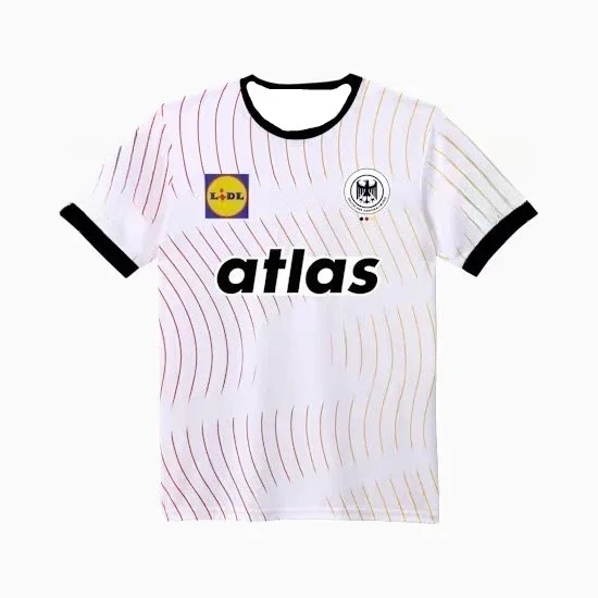 T-shirt da calcio alla moda 25-26 Away Jersey T-shirt casual da uomo e da donna T-shirt da calcio per abbigliamento sportivo per bambini adulti ad asciugatura rapida