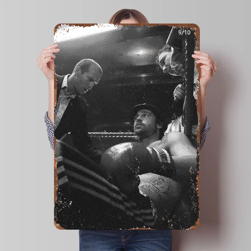 Snatch Tin Poster Maßgefertigte Retro-Wandkunst Vintage Metallschilder für Zimmer Individuelles Schild Moderne Heimdekoration Luxuriöse Wanddekoration