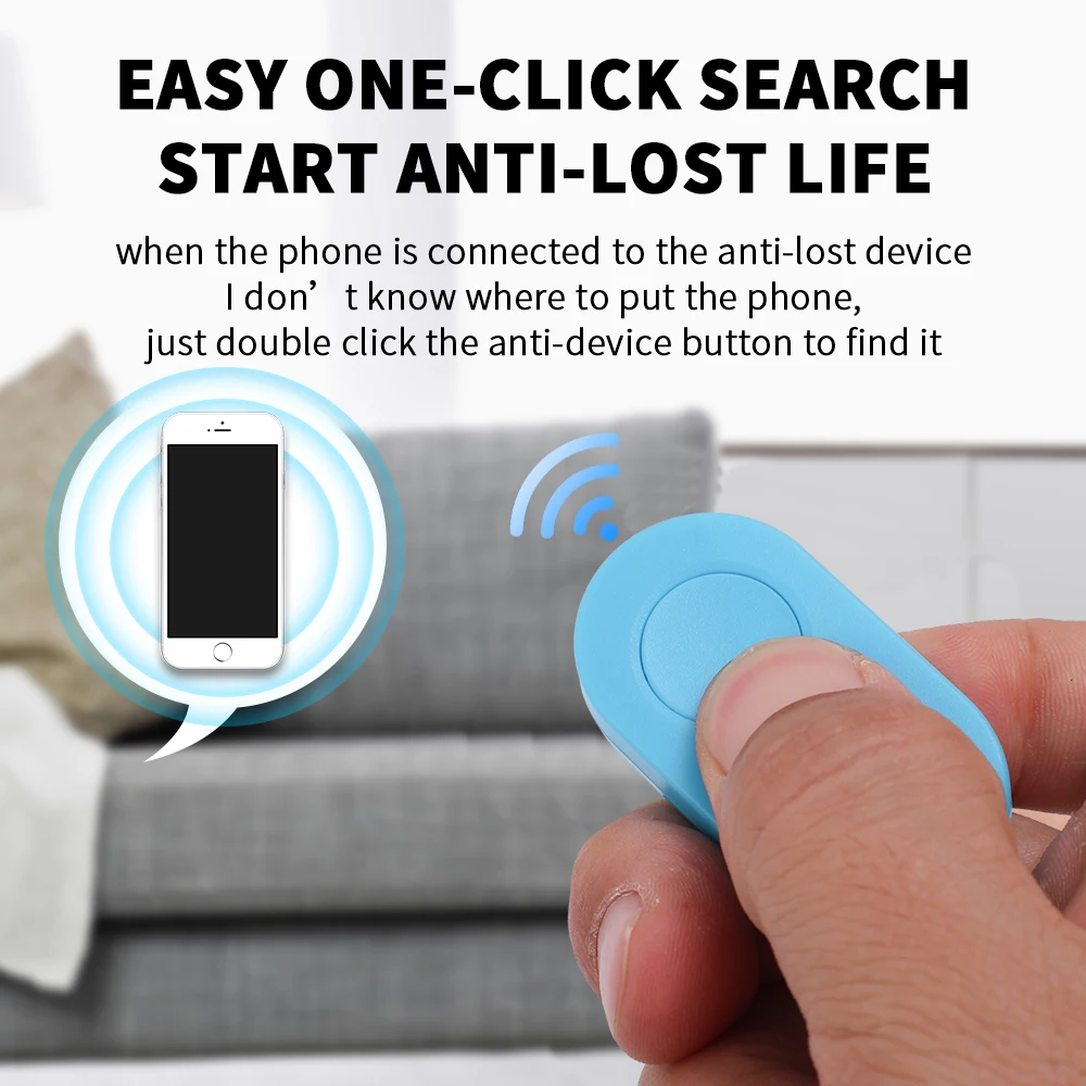 Portable Mini Bluetooth GPS Tracker Anti-Lost Mini Key Finder Locator Pets Articles Wallet Collar Tracking Device Accessories