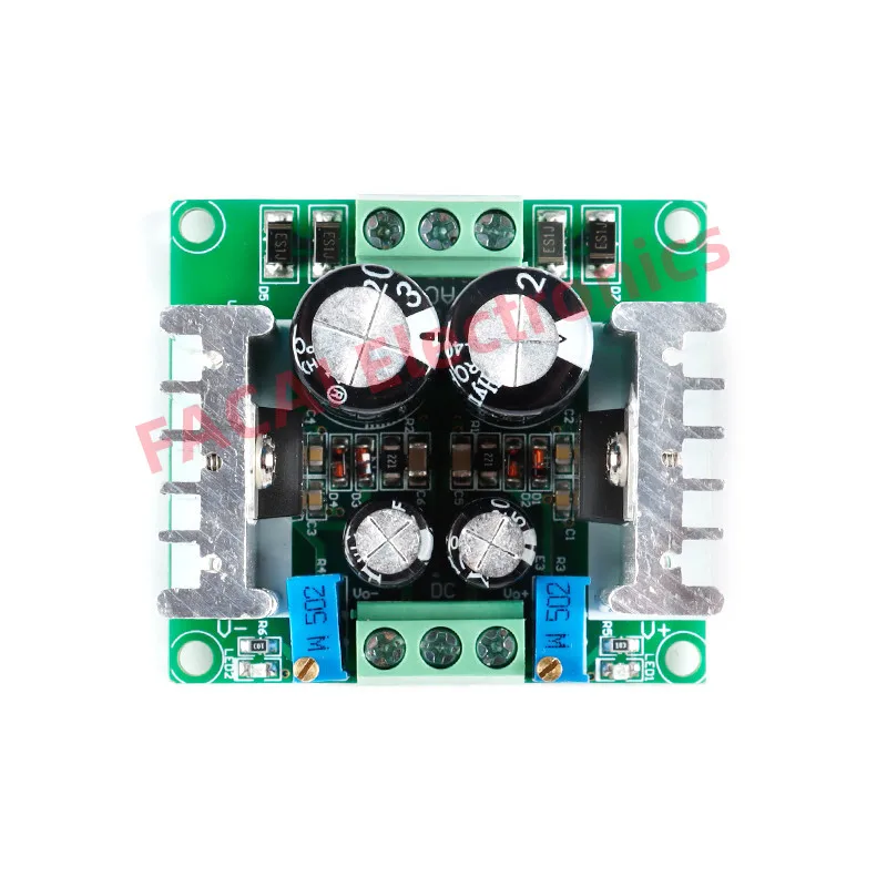 LM317/LM337 AC-DC Dual Power Module Adjustable Converter Rectifier Filter Board OP Amp Amplifier Regulator LM317-337