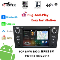 CHSTEK Car Radio For BMW 3 Series E90 E91 E92 E93 2005-2014 Multimedia Bluetooth Wireless Carplay Android Auto WIFI 4G Stereo