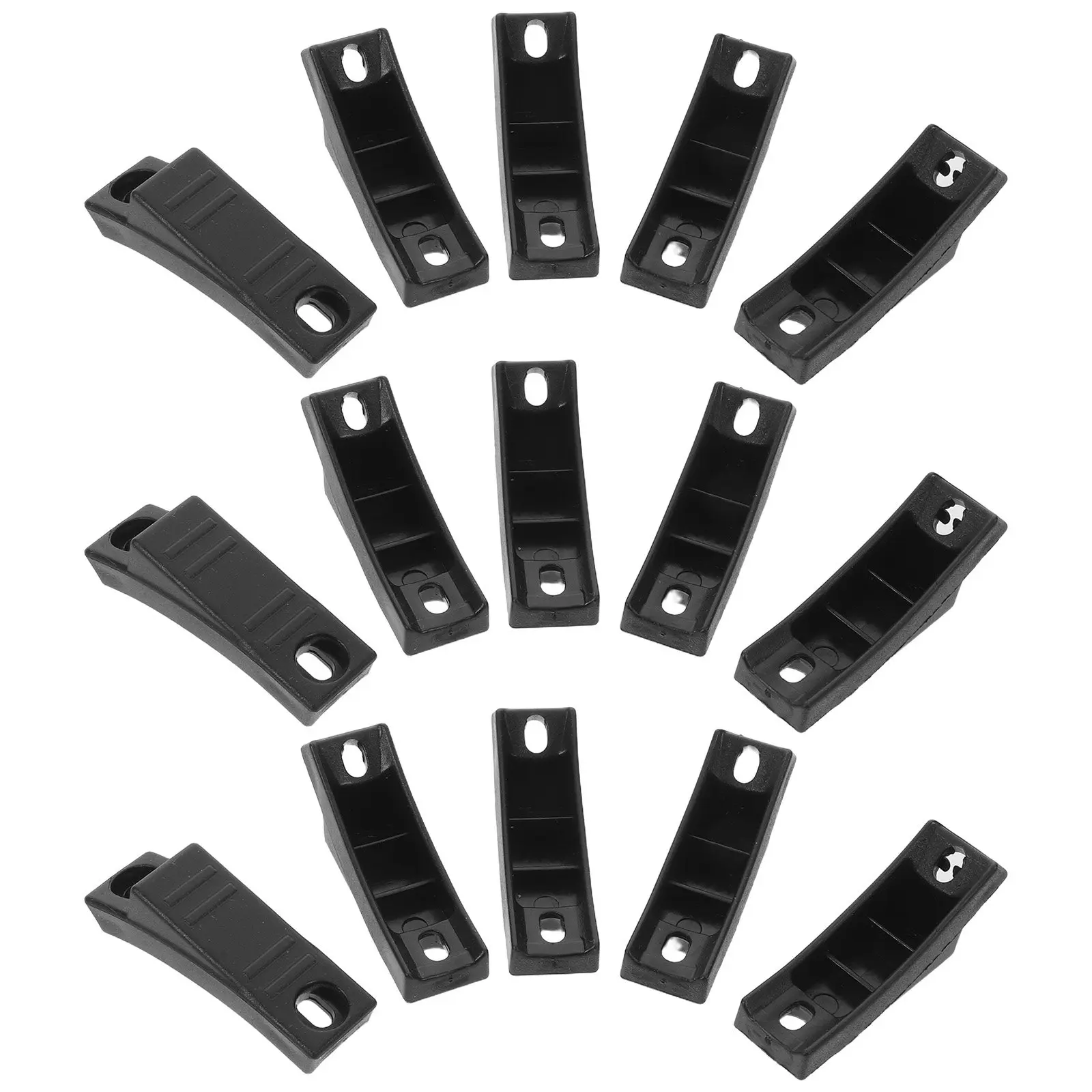 20Pcs Office Chair Leg Floor Protectors Boat Shape Arch Structure Non-Skid Chair Feet Pads for Hardwood Carpet Tile Furniture
