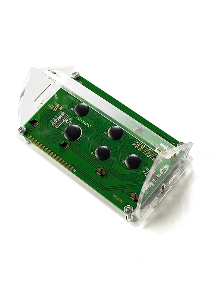 Ángulo de visión oblicuo de carcasa acrílica transparente LCD2004 sin pantalla