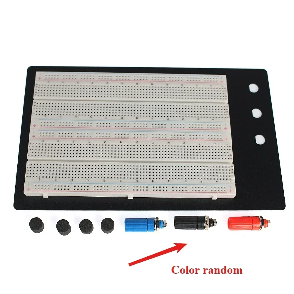 MB-102 Breadboard 400 700 750 830 Holes Solderless PCB SYB-170 Mini Test Board ZY-204 Bread board Jumper Wire Diy Electronic Kit