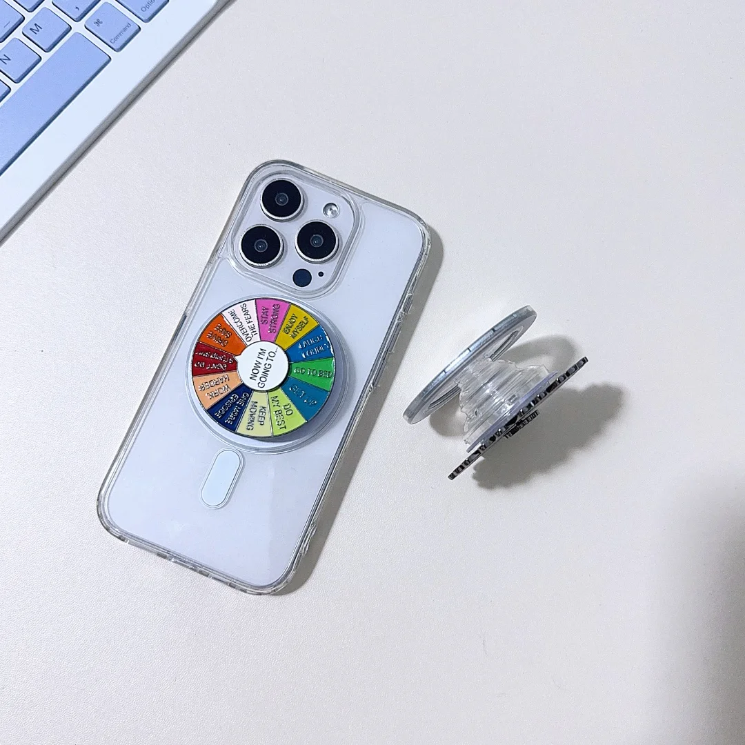 

For Magsafe Magnetic Rotating Phone Holder Case for iPhone 17 16 15 14 Phone Cover 13 12 11 Pro MAX Hard Shockproof Back Funda