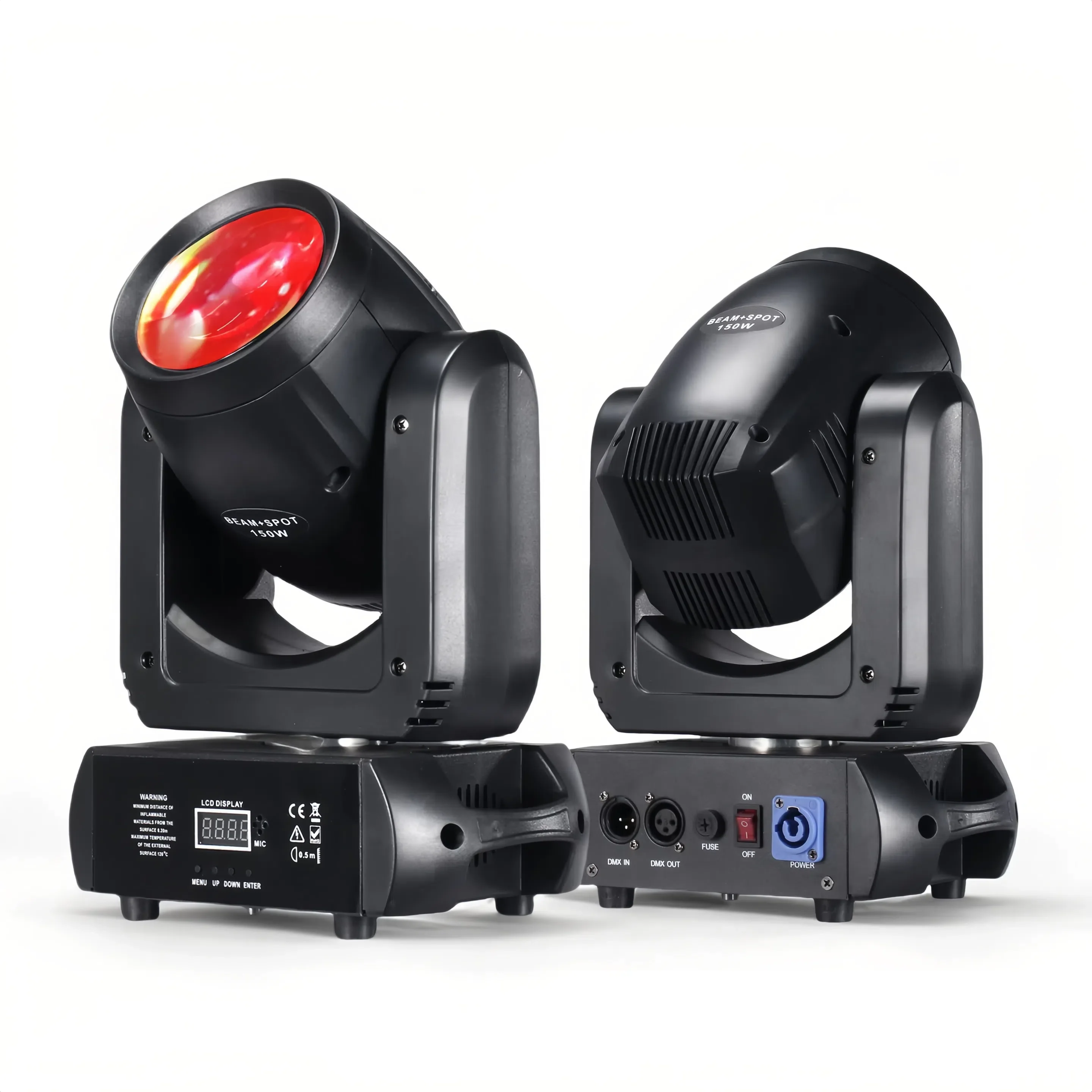 150W Moving Head LED Light Beam+Spot+ Strip Effect 18 Rotating Prisms DJ DMX512 Club Bar Wash Stage Light