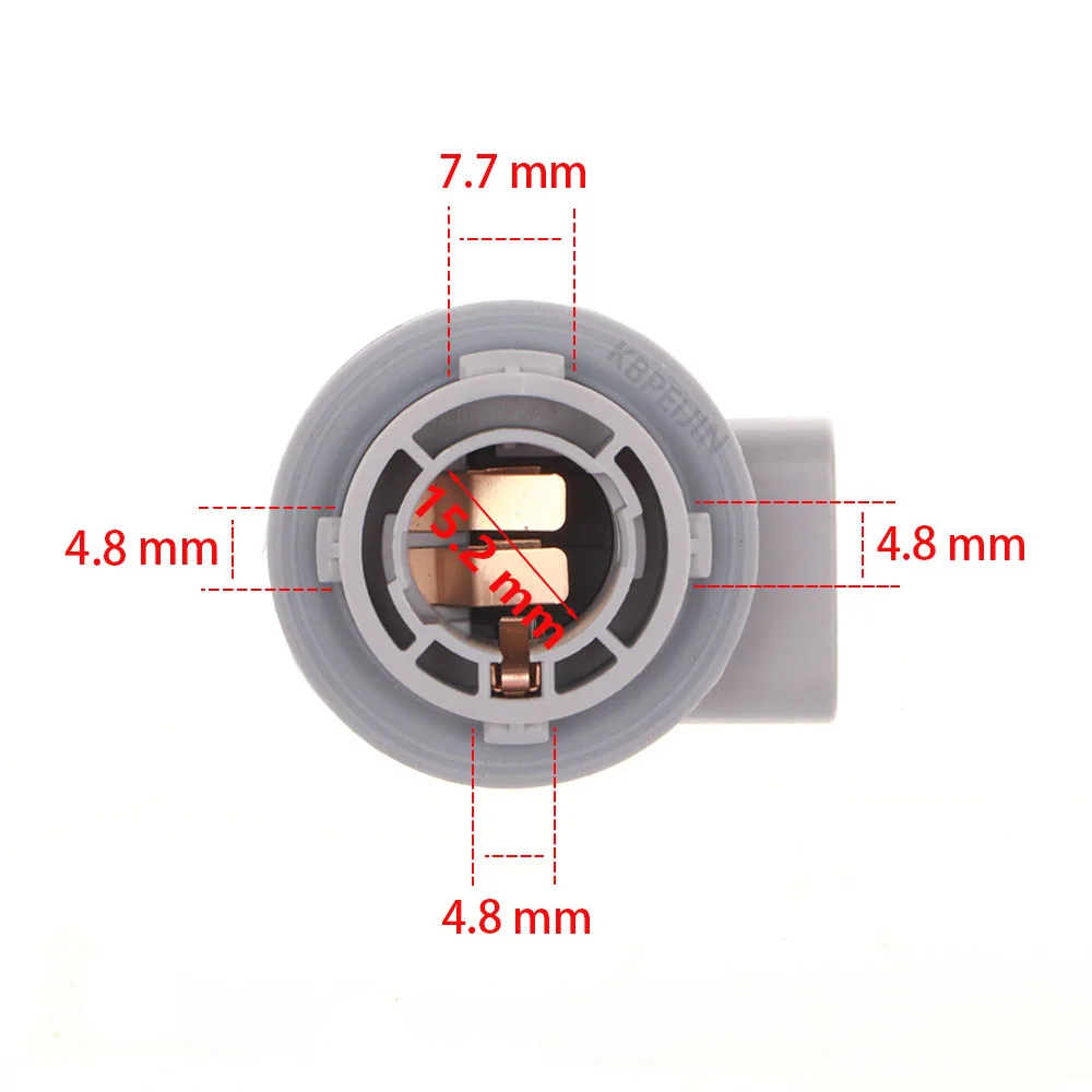 Suporte da lâmpada do carro para KIA RI5, acessórios do soquete do bulbo, 1157 BAY15D, 92161-4D000, 1Pc