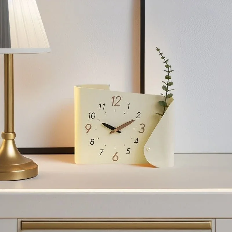 

Placing clock, TV cabinet ornaments, living room, bedroom, entryway, pendulum clock, silent decoration, table clock
