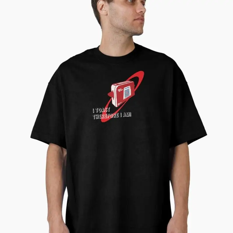 Talkie Toaster I Toast Therefore I Am Red Dwarf Oversized T-Shirt