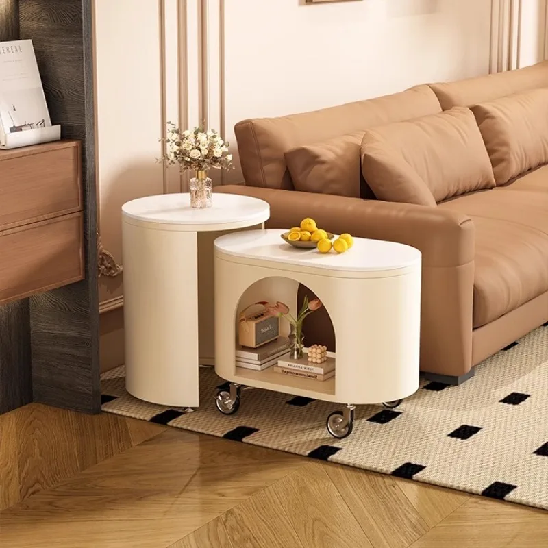 

Italian Living Room Coffee Table Extendable European Storage Design Modern End Tables Small Nesting Stolik Kawowy Furniture