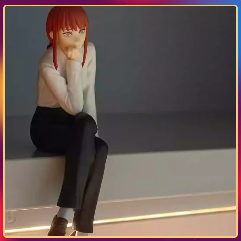 【Op Voorraad】Kettingzaag Man Figuur Makima Anime 14 Cm Noodle Stopper Figuur Model Speelgoed Voor Meisje Verjaardagscadeautjes drop Shipping Speelgoed