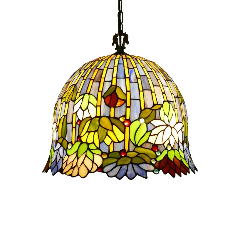 new corridor  European personalized creative restaurant American Bar Cafe New Glass Chandelier